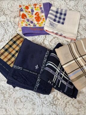 MCM/Balmain/Burberry/Ralph Lauren/Daks Pocket square